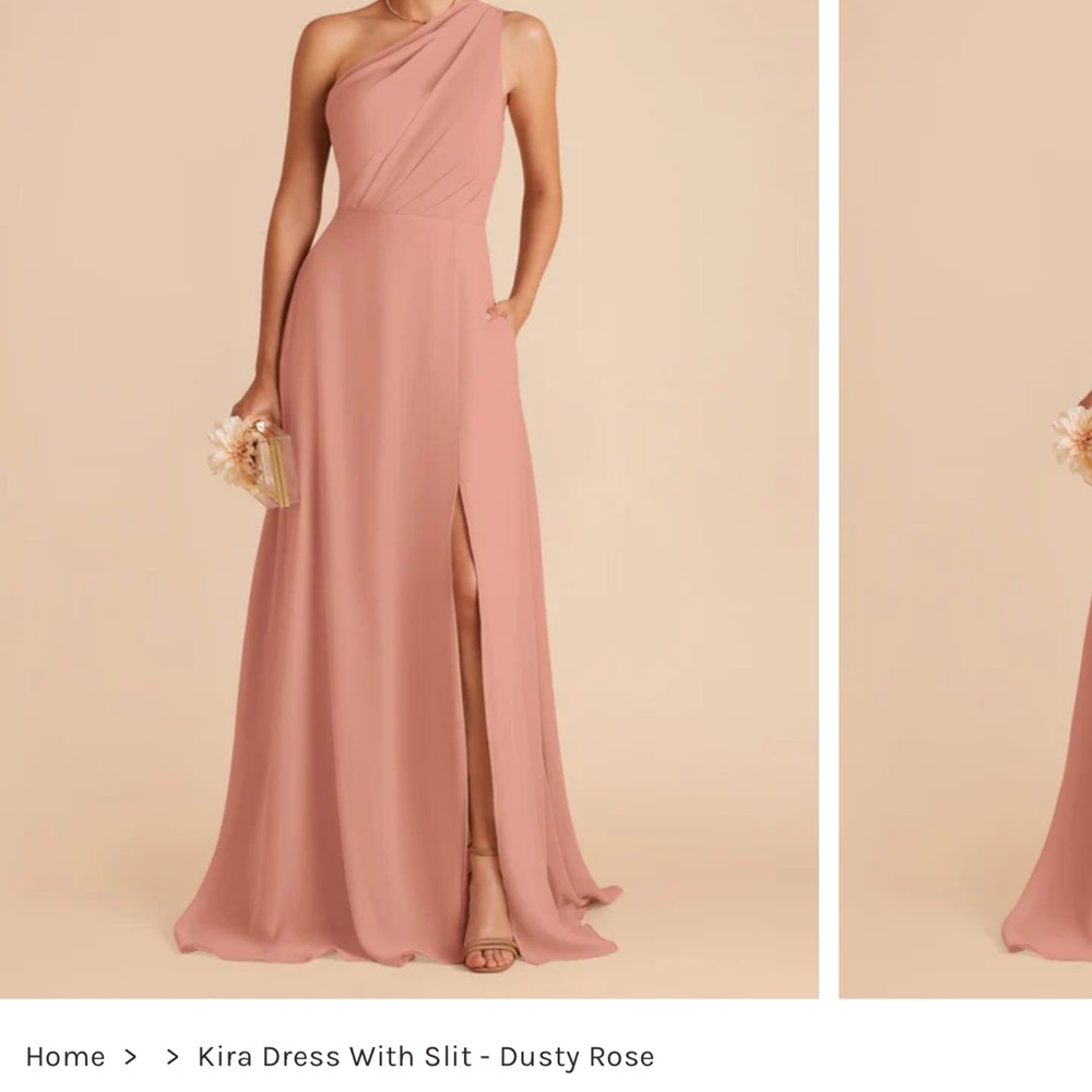 Birdy Grey - Elegant One-Shoulder Dusty Rose Dress